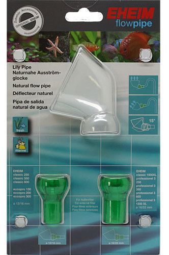EHEIM Lily flowpipe - campana de salida flexible para tubos Ø12/16mm y 16/22mm