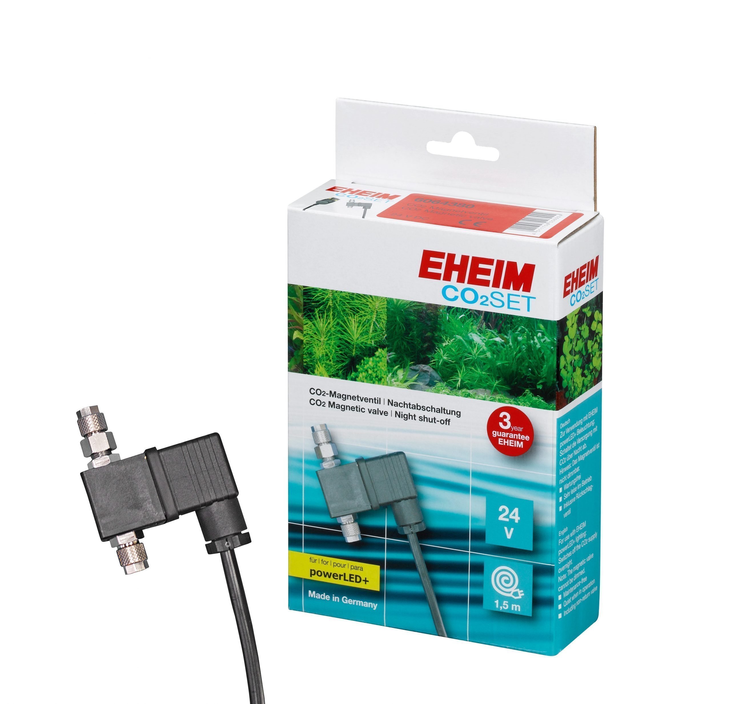 EHEIM válvula magnética 24V de CO2 para powerLED+ y LEDcontrol+ WiFi