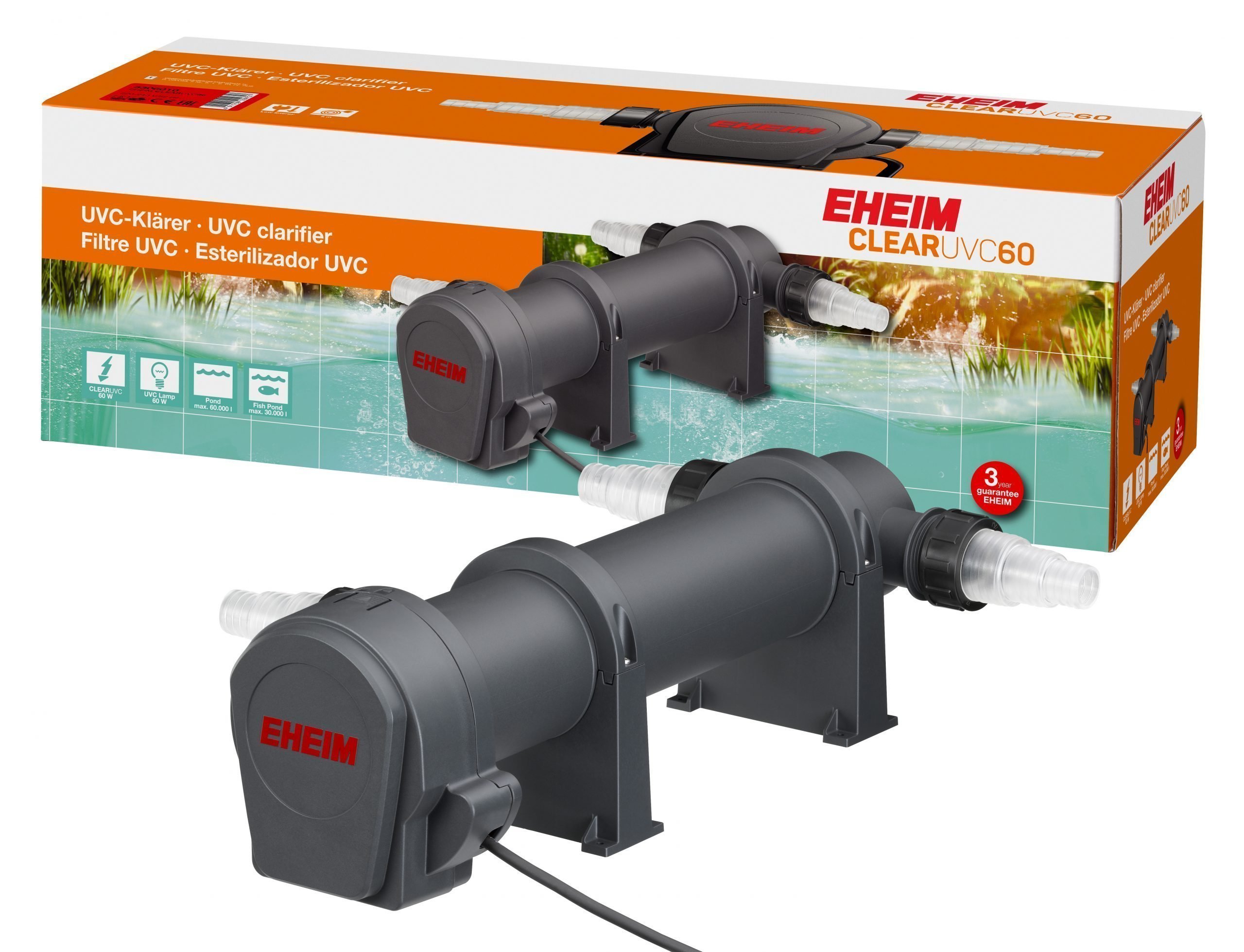 EHEIM CLEARUVC-60 - lámpara UV de estanque para uso exterior