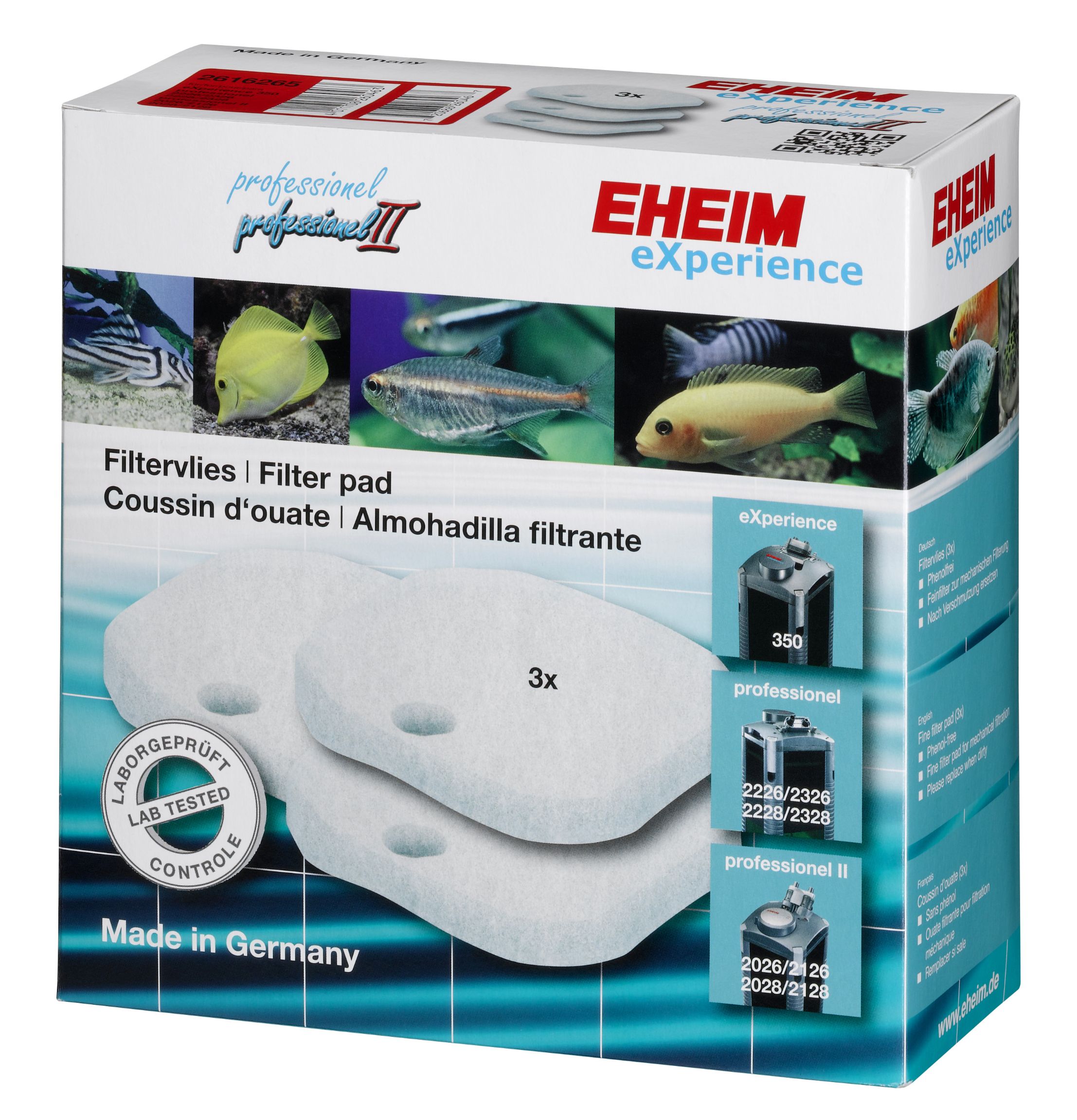 EHEIM almohadilla filtrante (3 uds.) para eXperience 350 (2426)