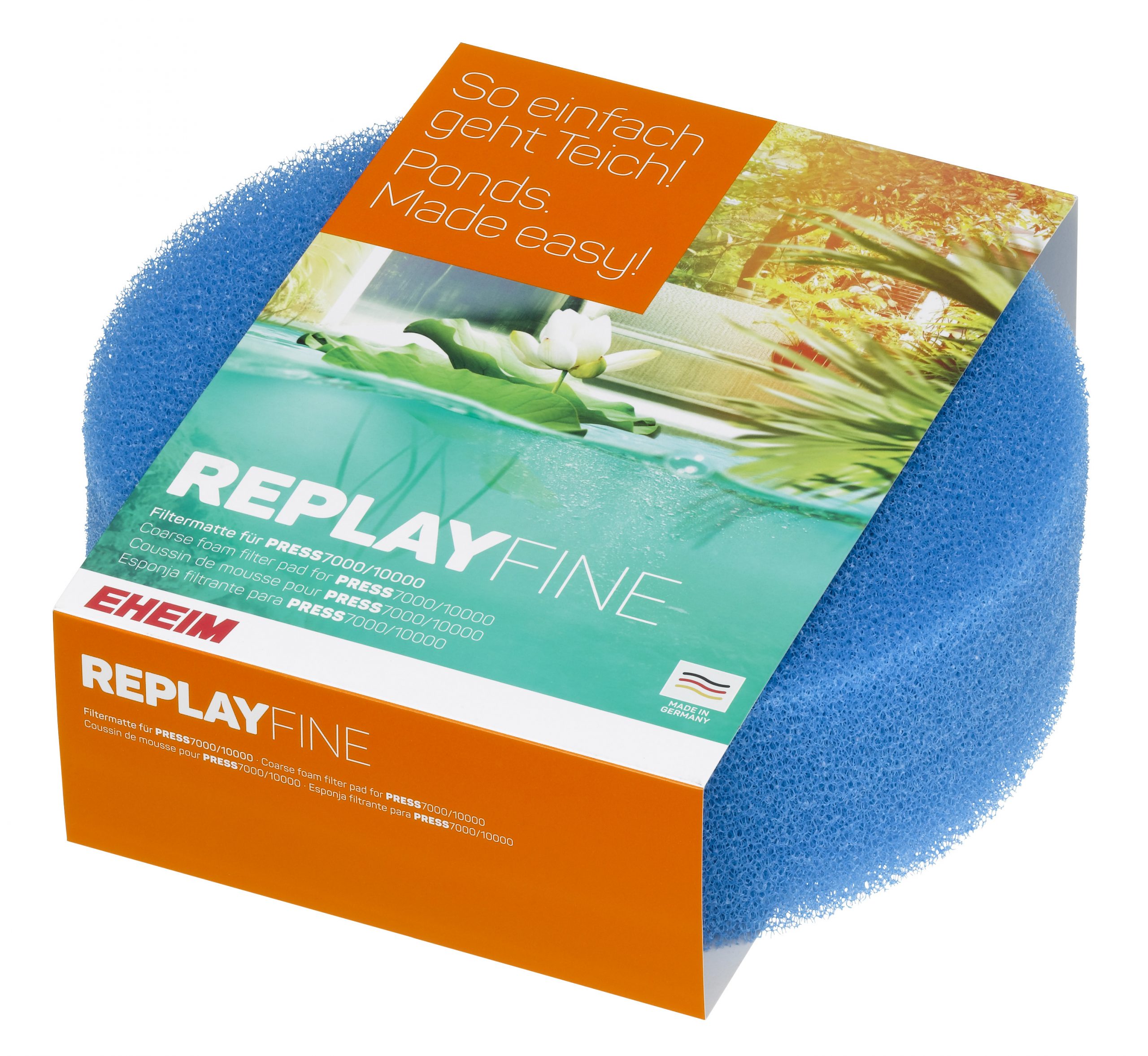 EHEIM esponja filtrante fina REPLAYFINE para PRESS7000/10000 (5210/11)
