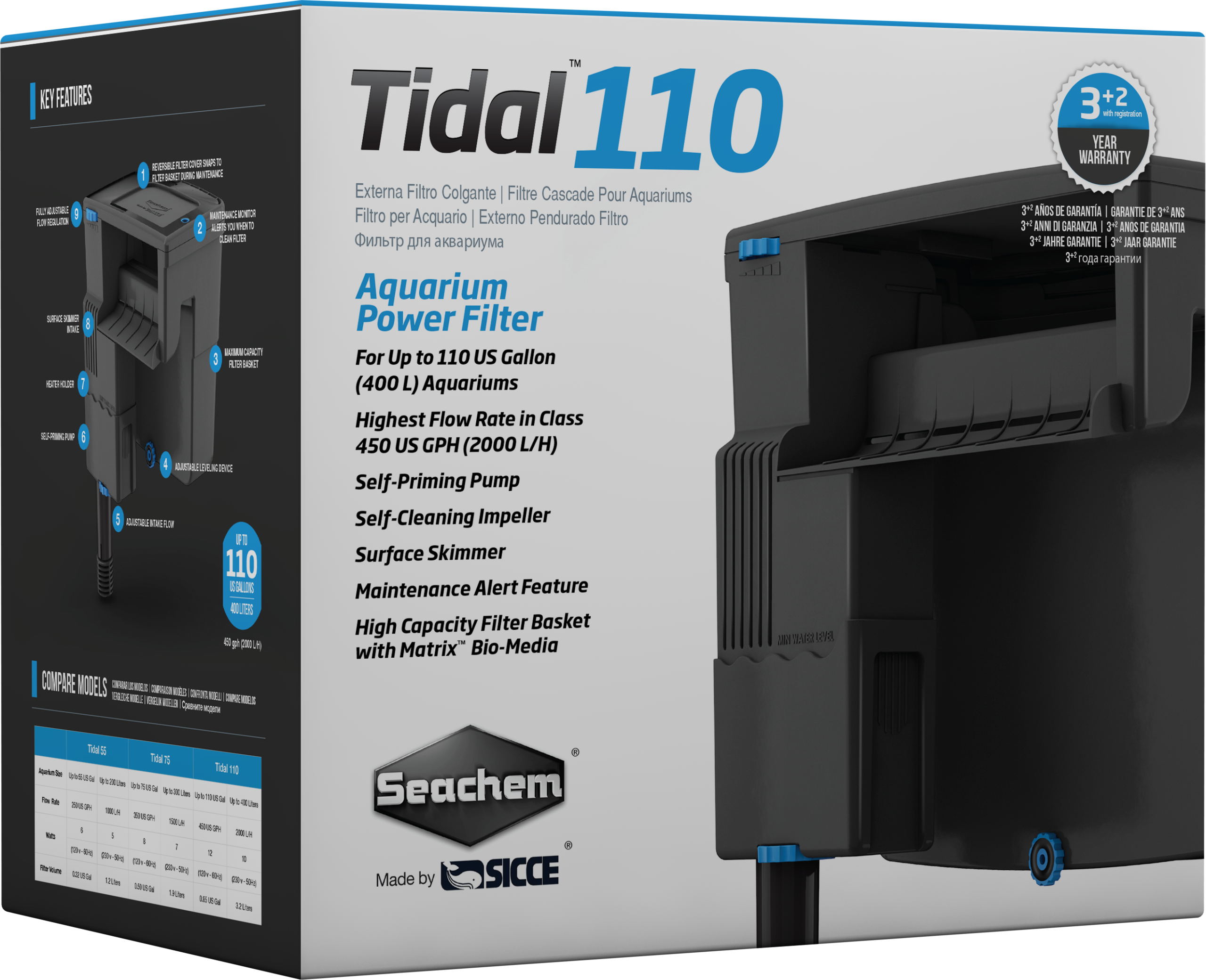 Filtro de cascada TIDAL 110