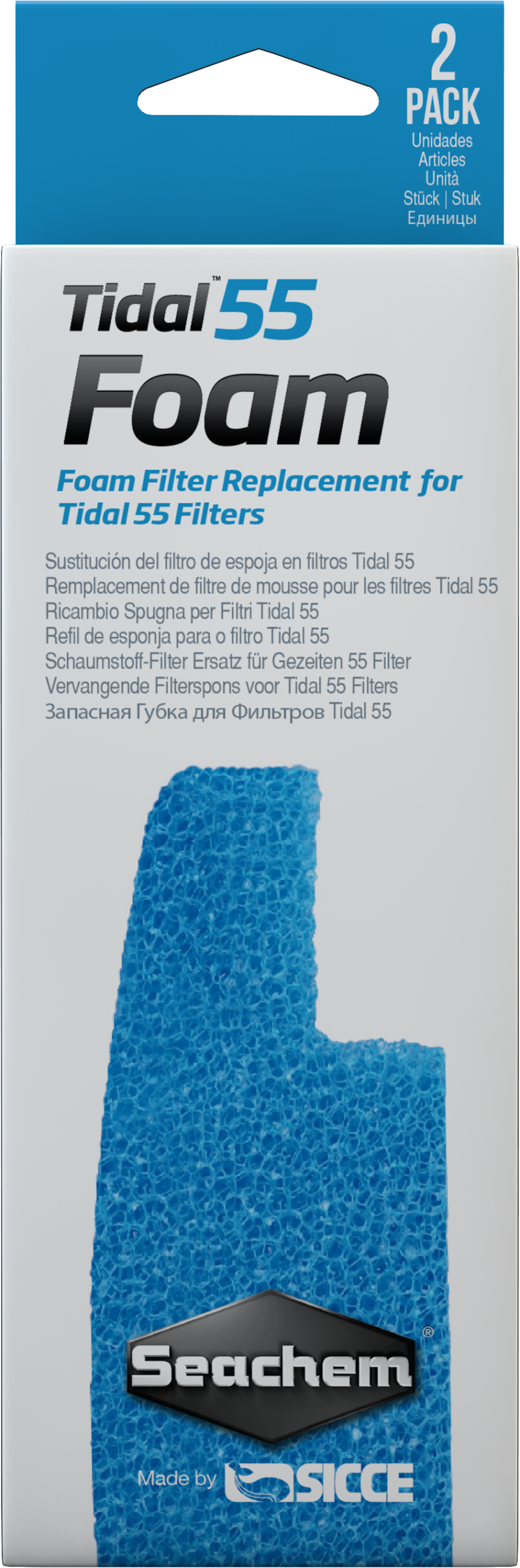 Tidal 55 repuesto Foamex (2 pack)