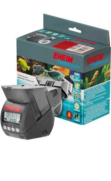 EHEIM TWINfeeder - alimentador automático a pilas con dos cámaras de comida
