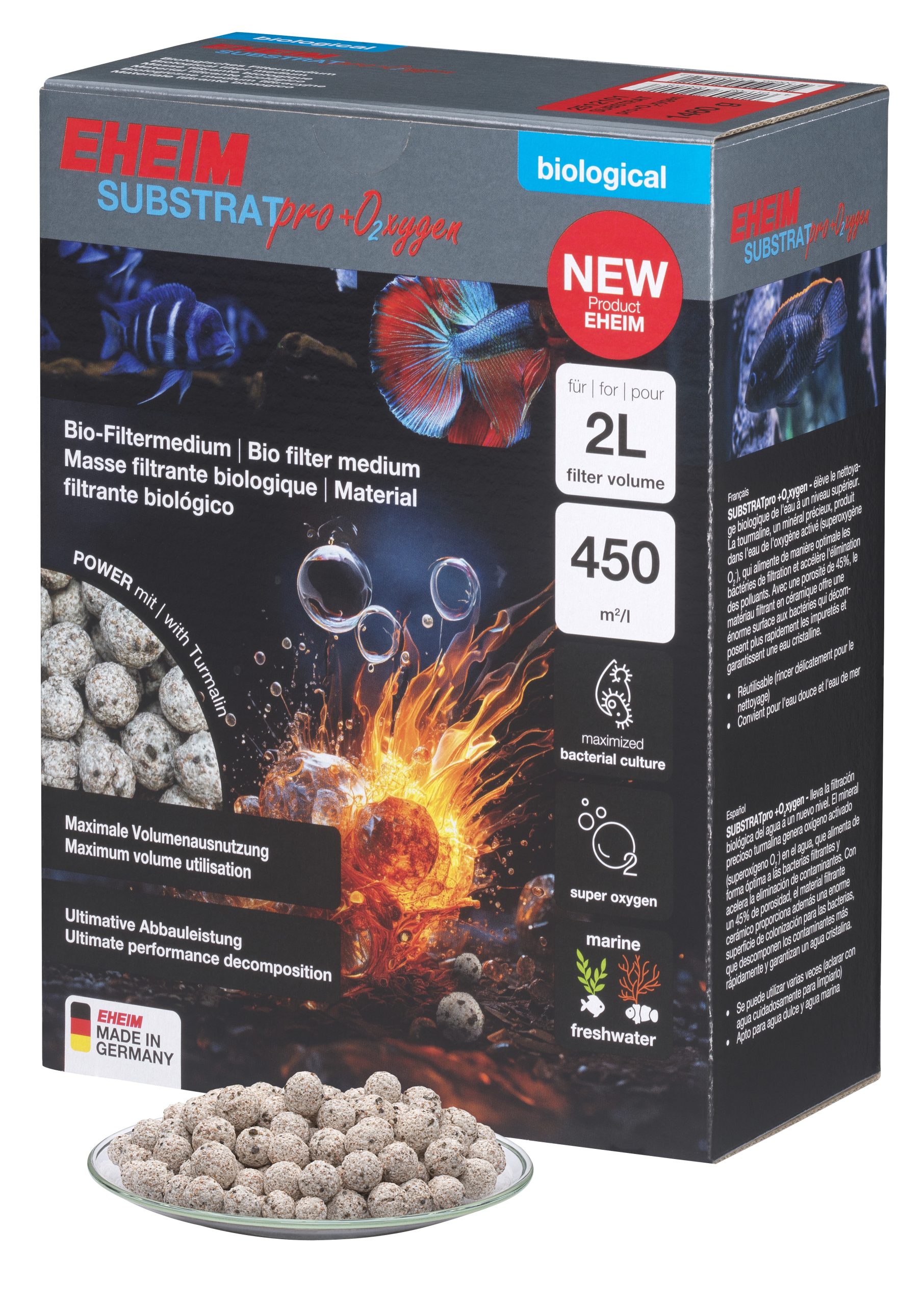 EHEIM SUBSTRATpro+O2xygen 1460g (2l)